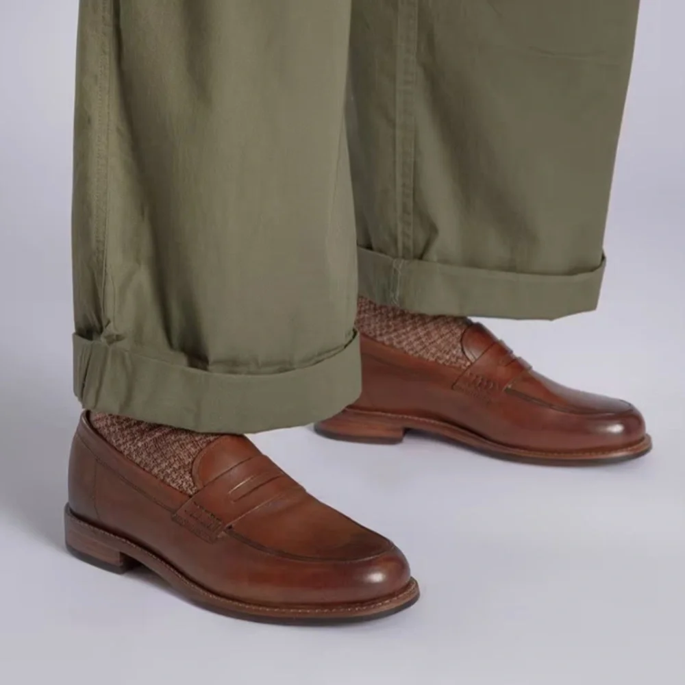 Grenson Jago Leather Penny Loafers
